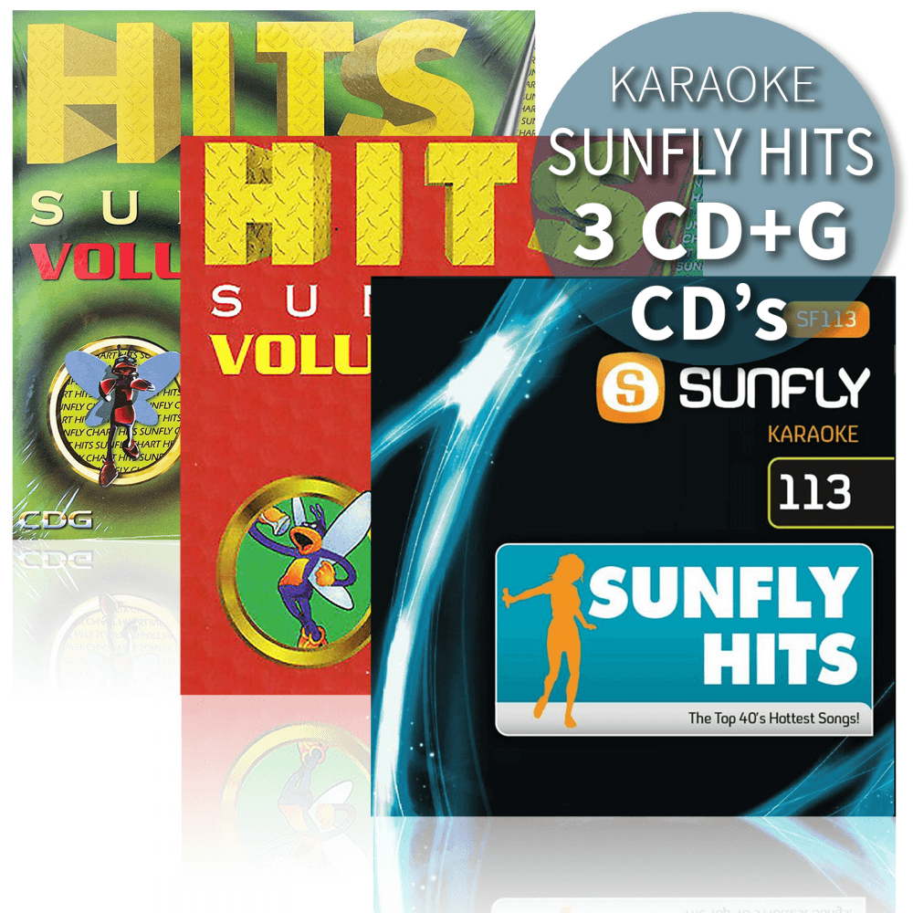 BIG Karaoke Hits of Sunfly Triple CD+G Decades 12