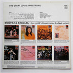 Vinyl Record of Louis Armstrong Title The Great Louis Armstrong