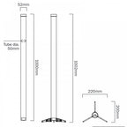 Pulse Tube Rechargeable Colour Changing LED Effect 2 Pack