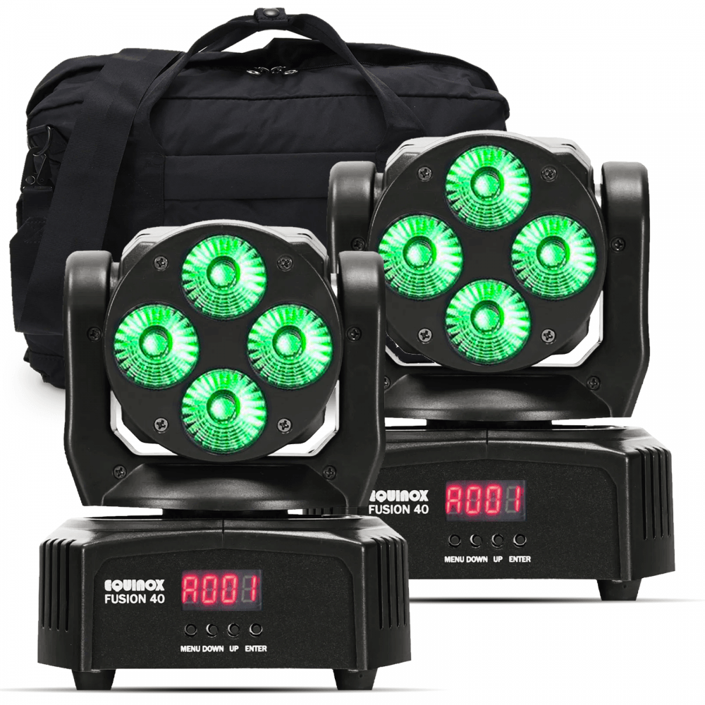 Fusion 40 Pack Twin Moving Head Effects