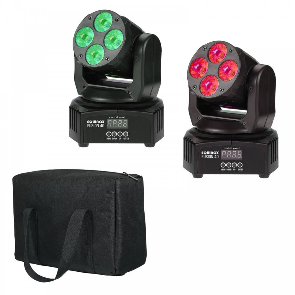 Fusion 40 Pack Twin Moving Head Effects