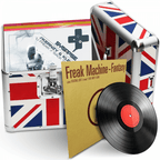 Euro Style Album LP Record Case in Union Jack Finish inc Vinyls