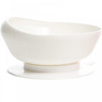 Pair of White Dignity Bowl Spill Proof Non Slip Suction Base