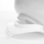 Pair of White Dignity Bowl Spill Proof Non Slip Suction Base