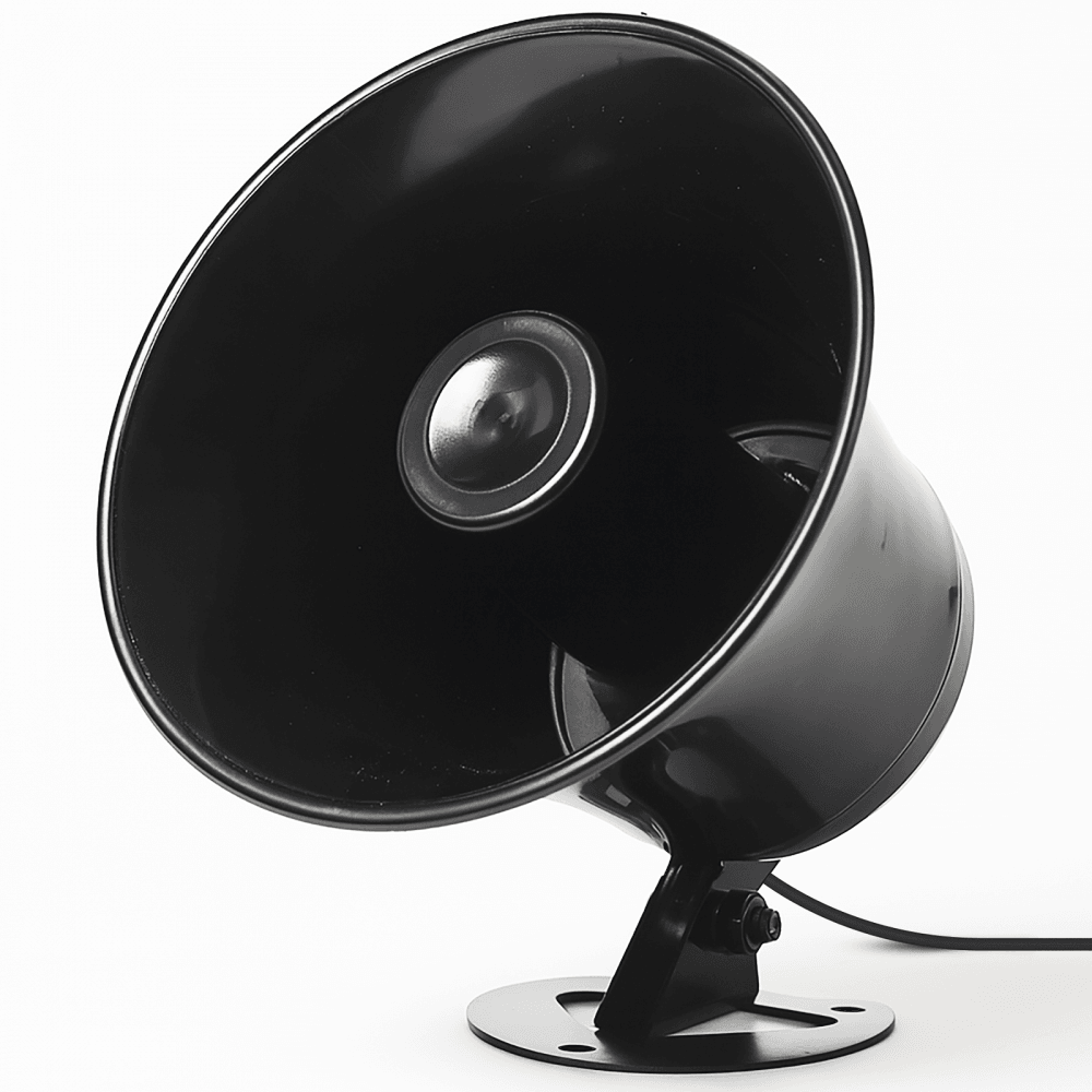 Black ABS 20w 8 ohm Round Horn Speaker Indoor and Outdoor