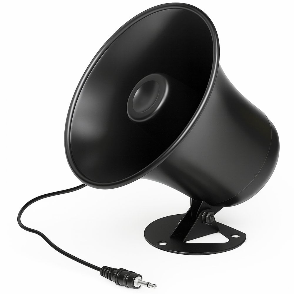 Black ABS 20w 8 ohm Round Horn Speaker Indoor and Outdoor