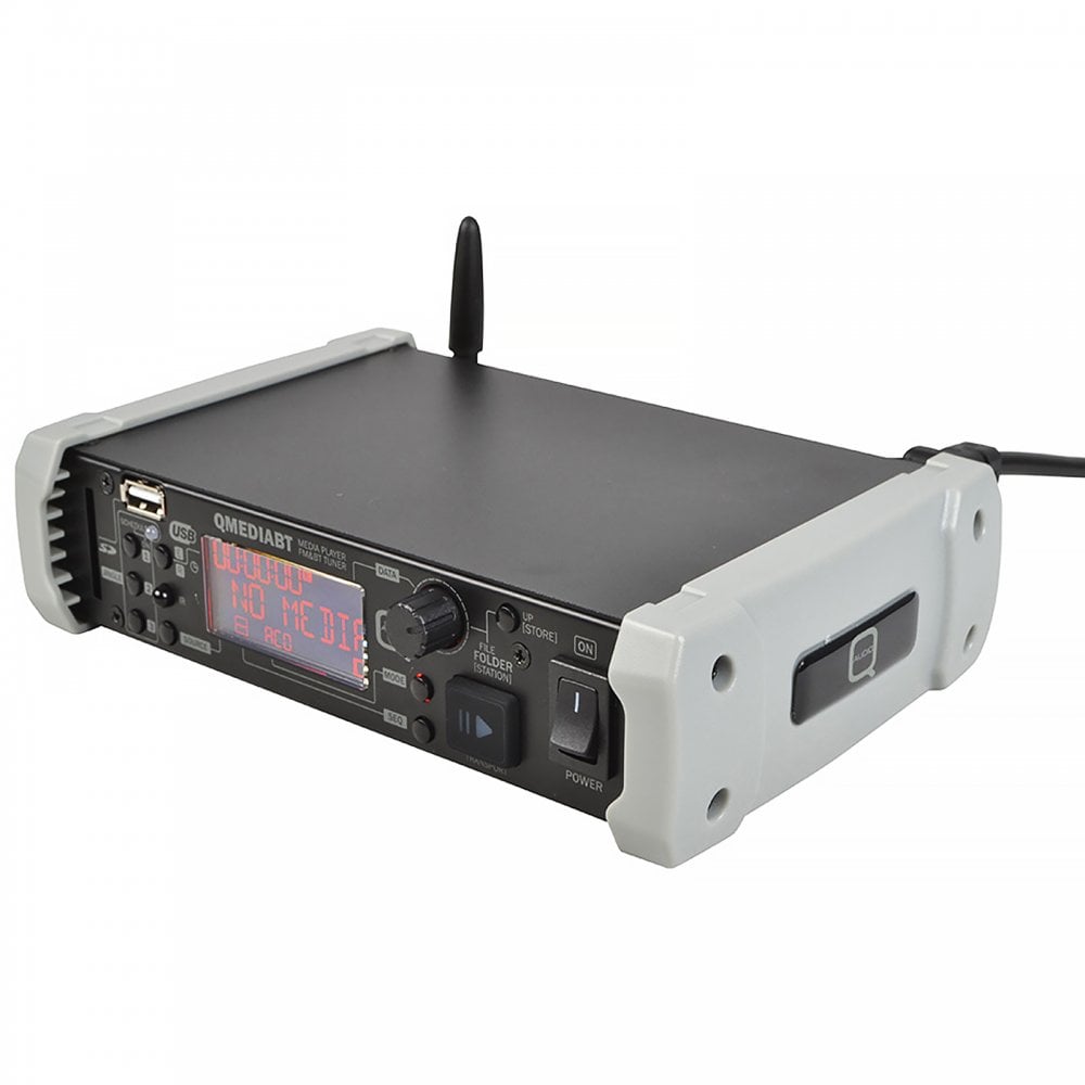 QMEDIABT Audio Media Player with USB SD FM and Bluetooth