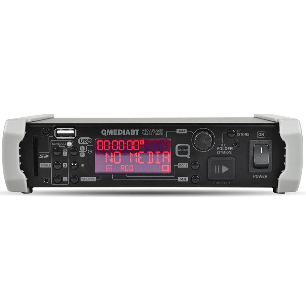 QMEDIABT Audio Media Player with USB SD FM and Bluetooth