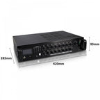 120w Amplifier 6 Zone Mixer Media Player