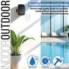 Pair of 4" Wall Speakers Indoor Outdoor Waterproof
