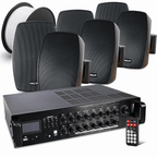 6-Zone Wall Mount Speaker System inc 6 Speakers and Cable