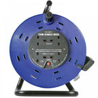 25m 4 UK Mains Socket 13A Extension Cable Reel
