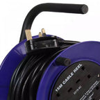 25m 4 UK Mains Socket 13A Extension Cable Reel