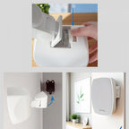 Pair of 4" Wall Speakers Indoor Outdoor Waterproof White