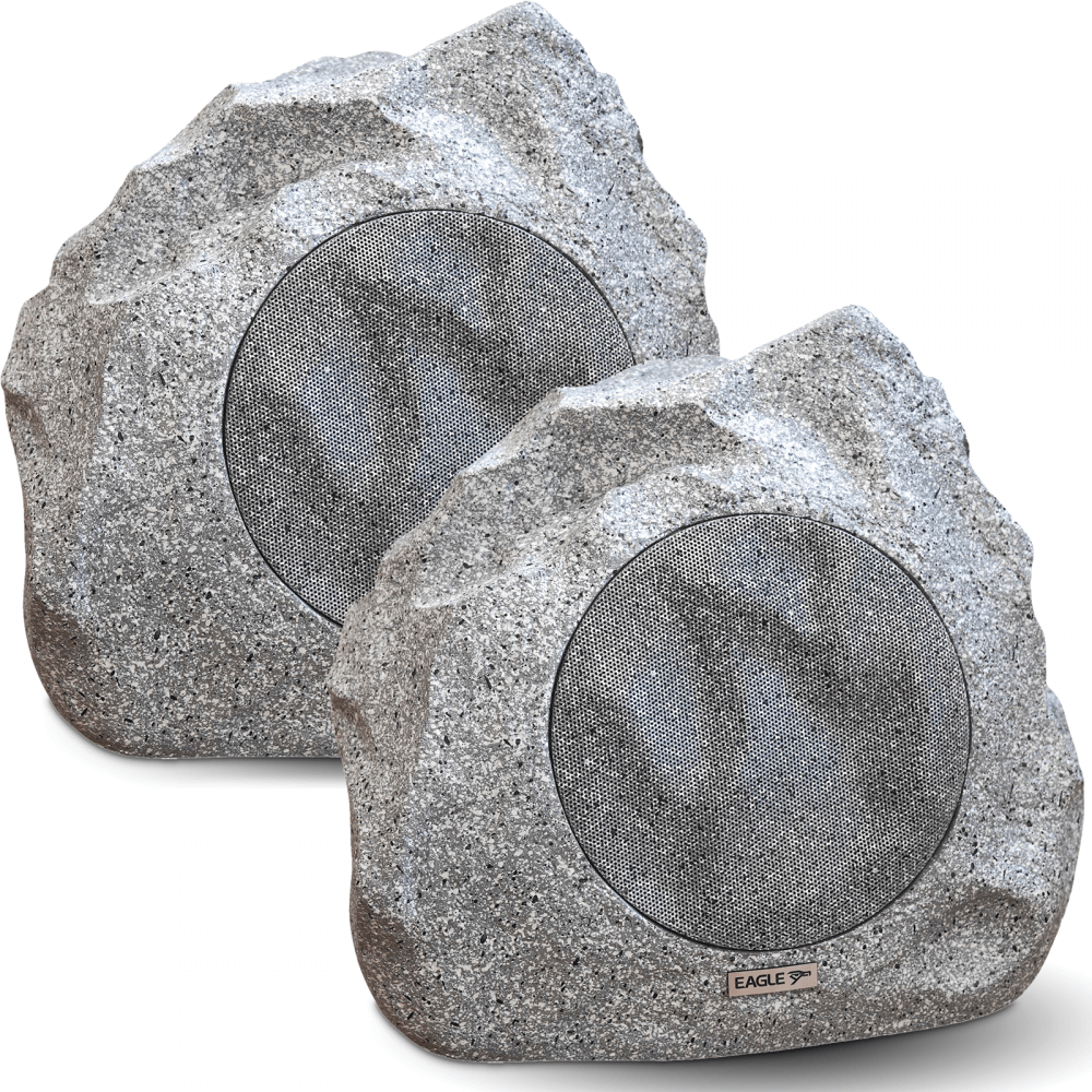 Rock Speaker Outdoor Audio 6 Inch Grey