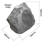 Rock Speaker Outdoor Audio 6 Inch Grey