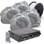 Digital Media Amp 4 x 4" Rock Speaker Outdoor Sound System