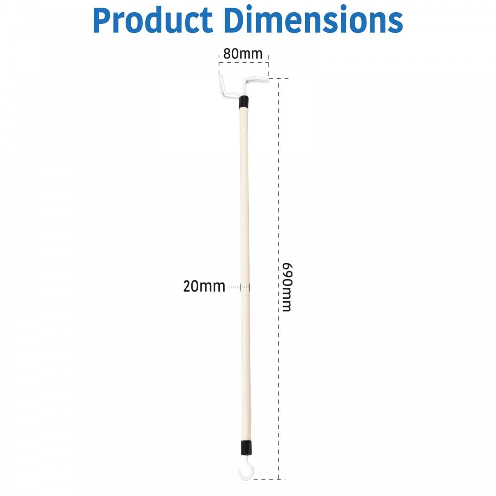 Mobility 27" Lightweight Dressing Stick with Push / Pull Hook (69cm)