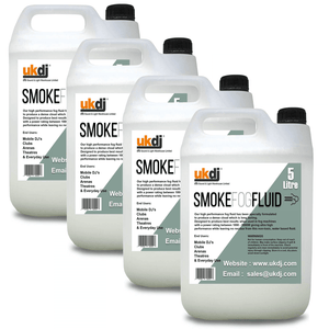 4 x 5L Premium FOG Smoke Fluid 20 Litre