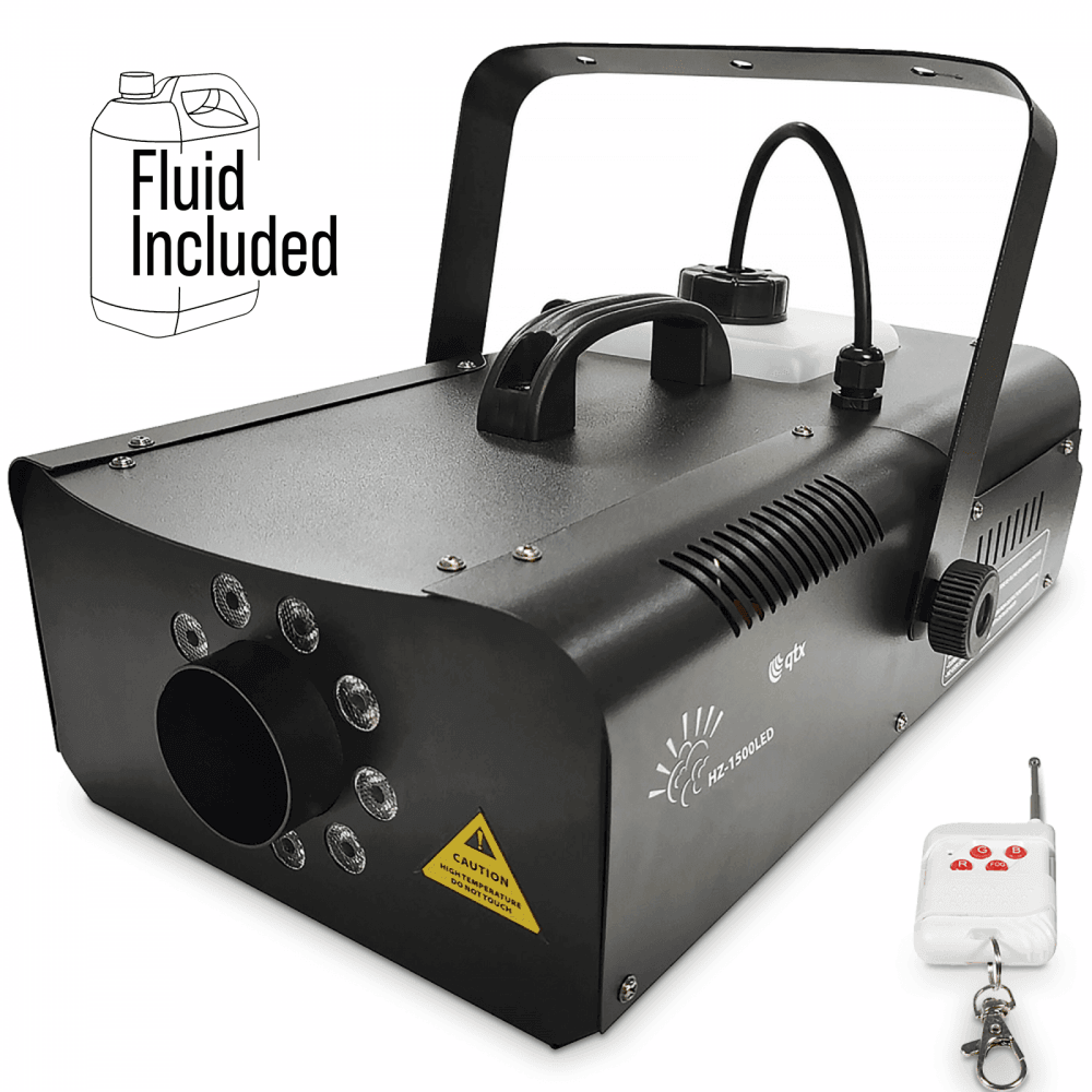 HZ-1500LED 9 LED Fog Machine 1500W inc Fluid