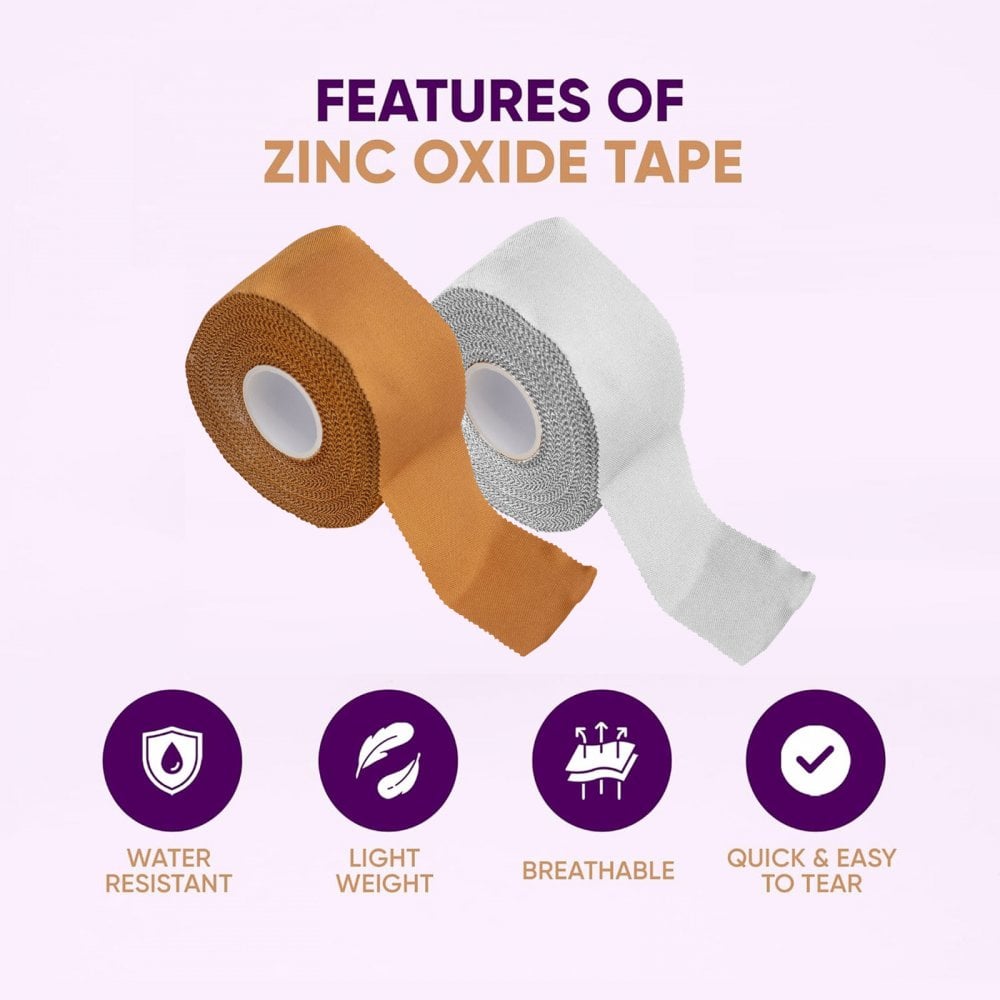 3 Rolls White Strapping Tape 40m in Total