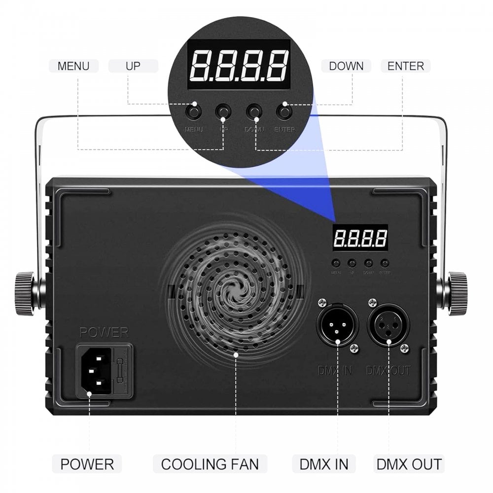 FX Block RGB 228 LED Wall Washer Light