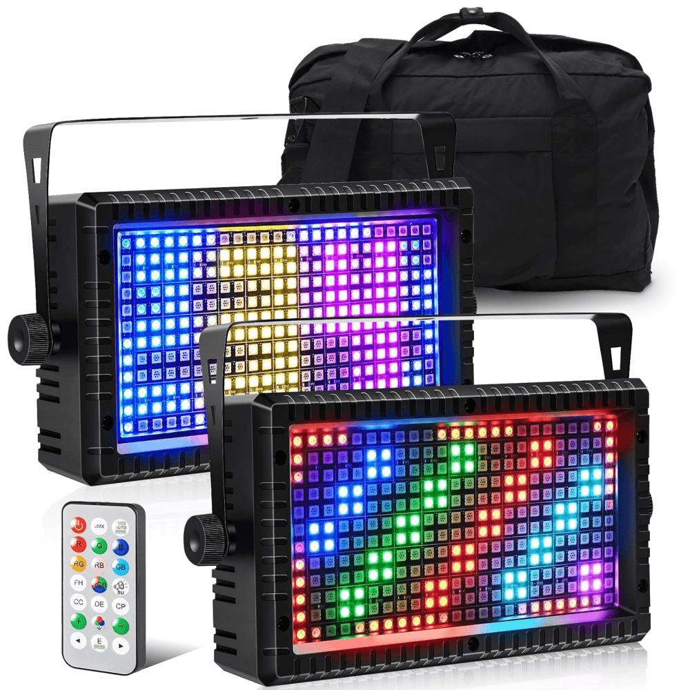 Pair FX Block RGB 228 LED Wall Washer Light Pack
