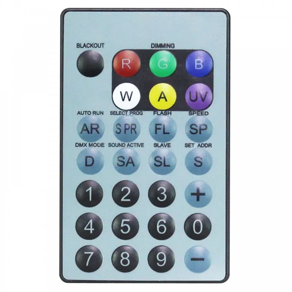 90F Infrared Remote Control For DJ LEDJ Hex Lighting Effects