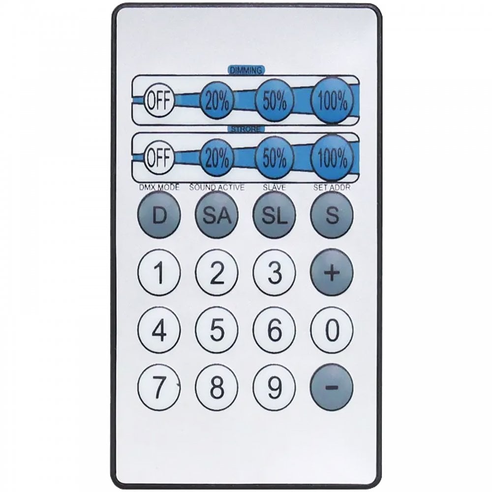 90E Infrared Remote Control For DJ LEDJ Light Fixtures