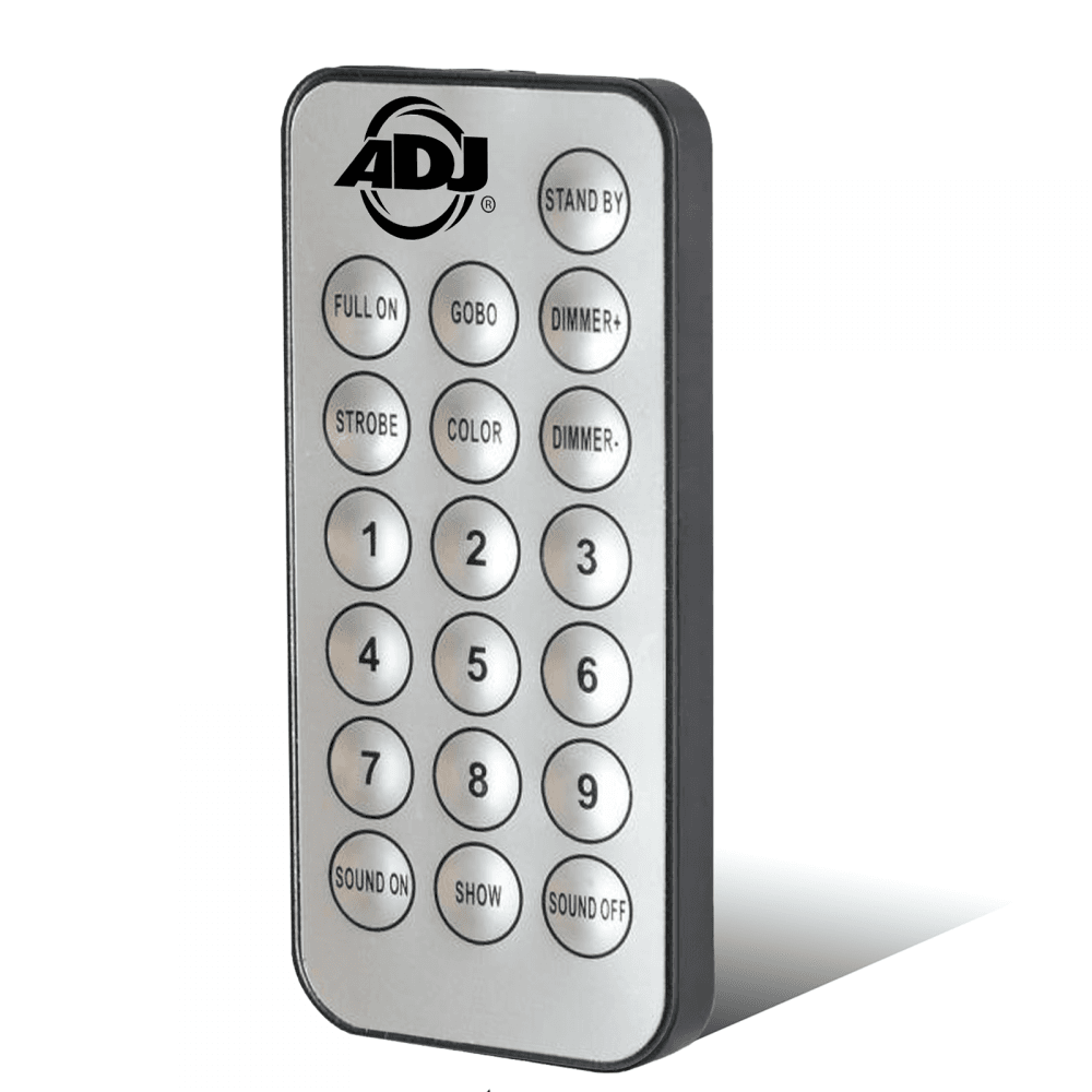 UC-IR Infra Red Remote Control For ADJ Lighting Effects