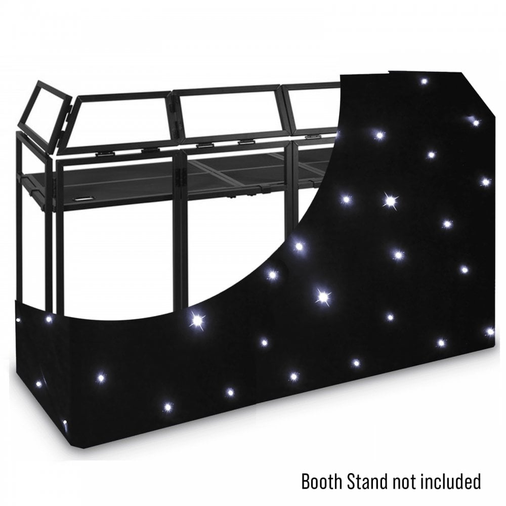 Pro DJ Booth XL Warm White LED Starcloth System