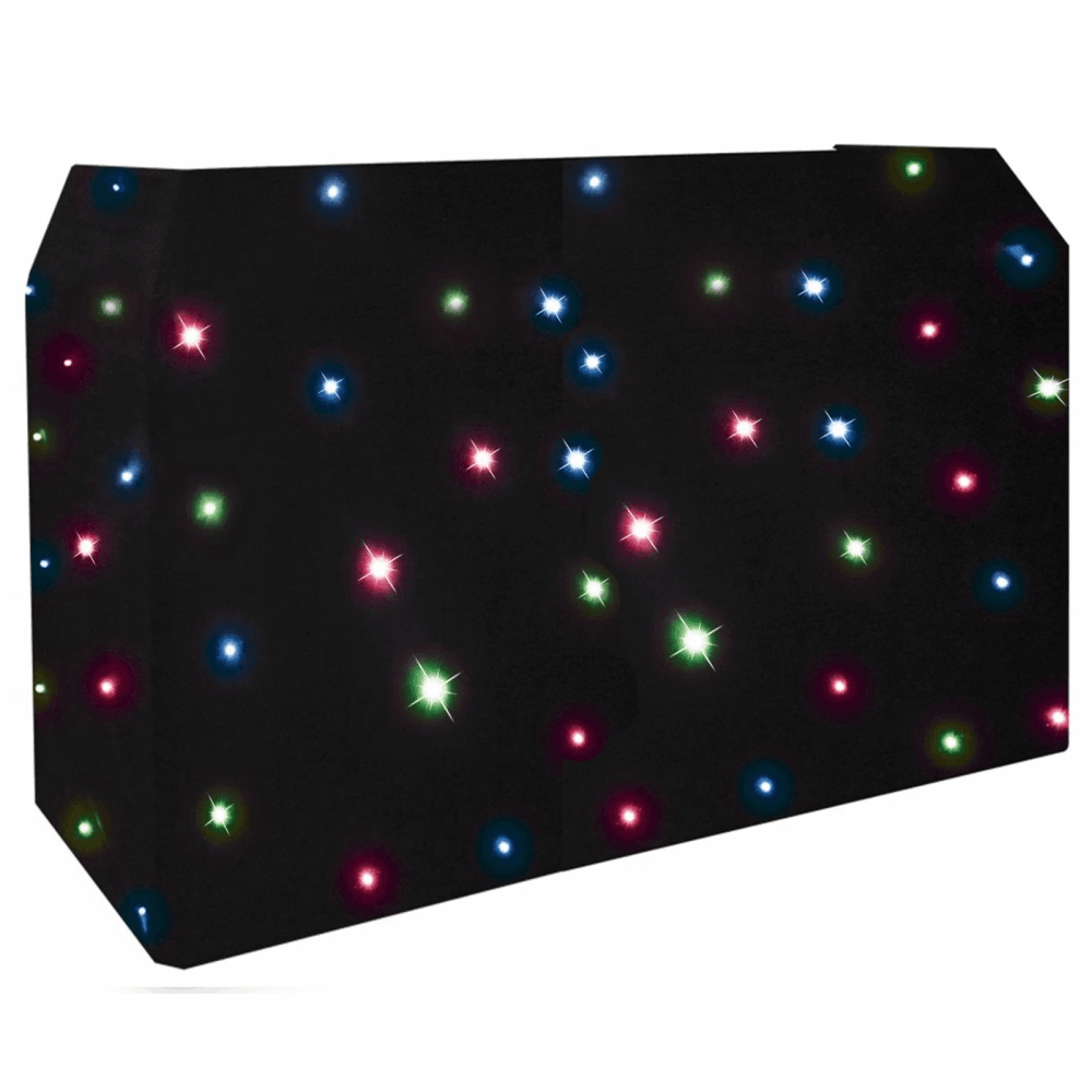 Pro DJ Booth XL RGB Colour LED Starcloth System