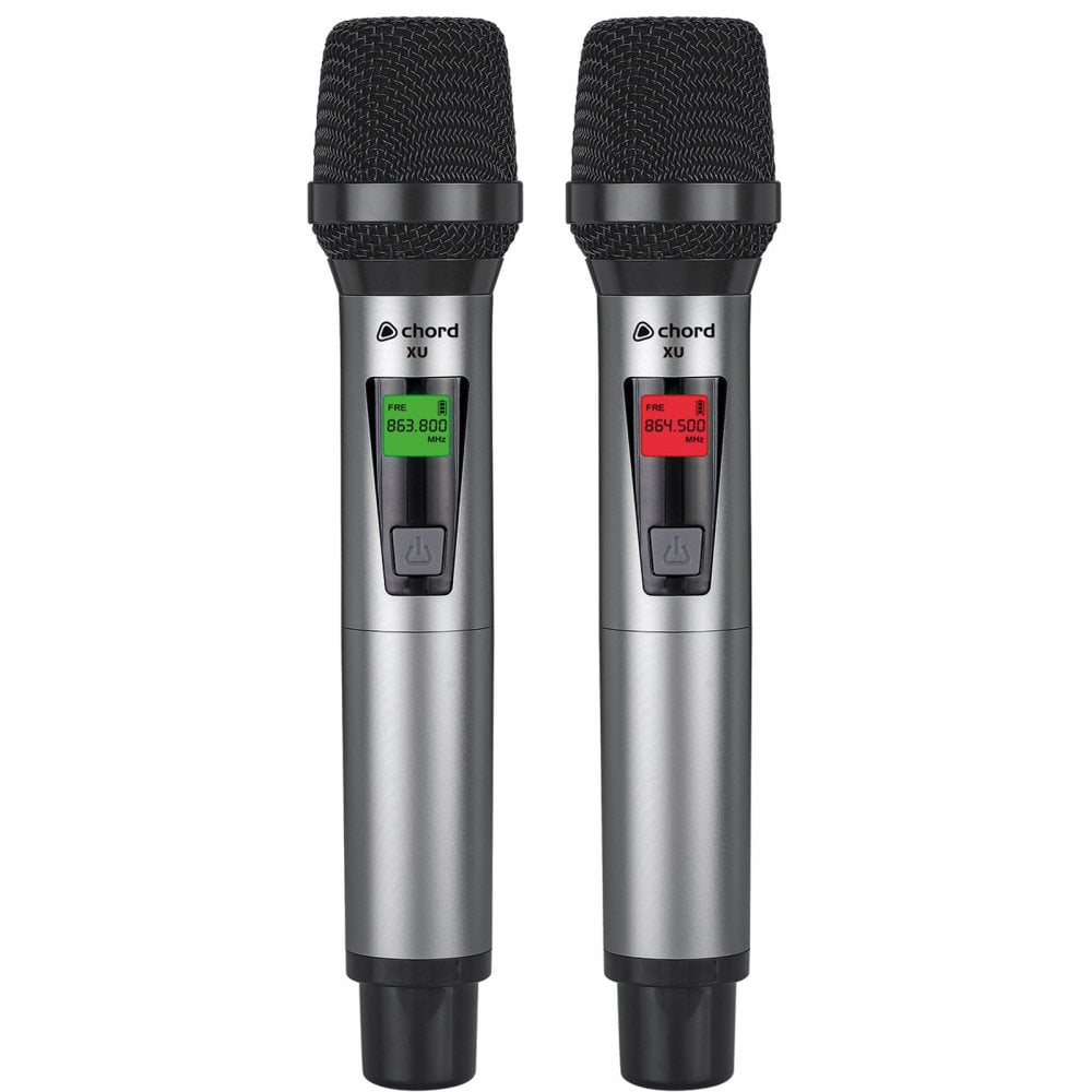 XU series UHF Double Handheld Microphone System