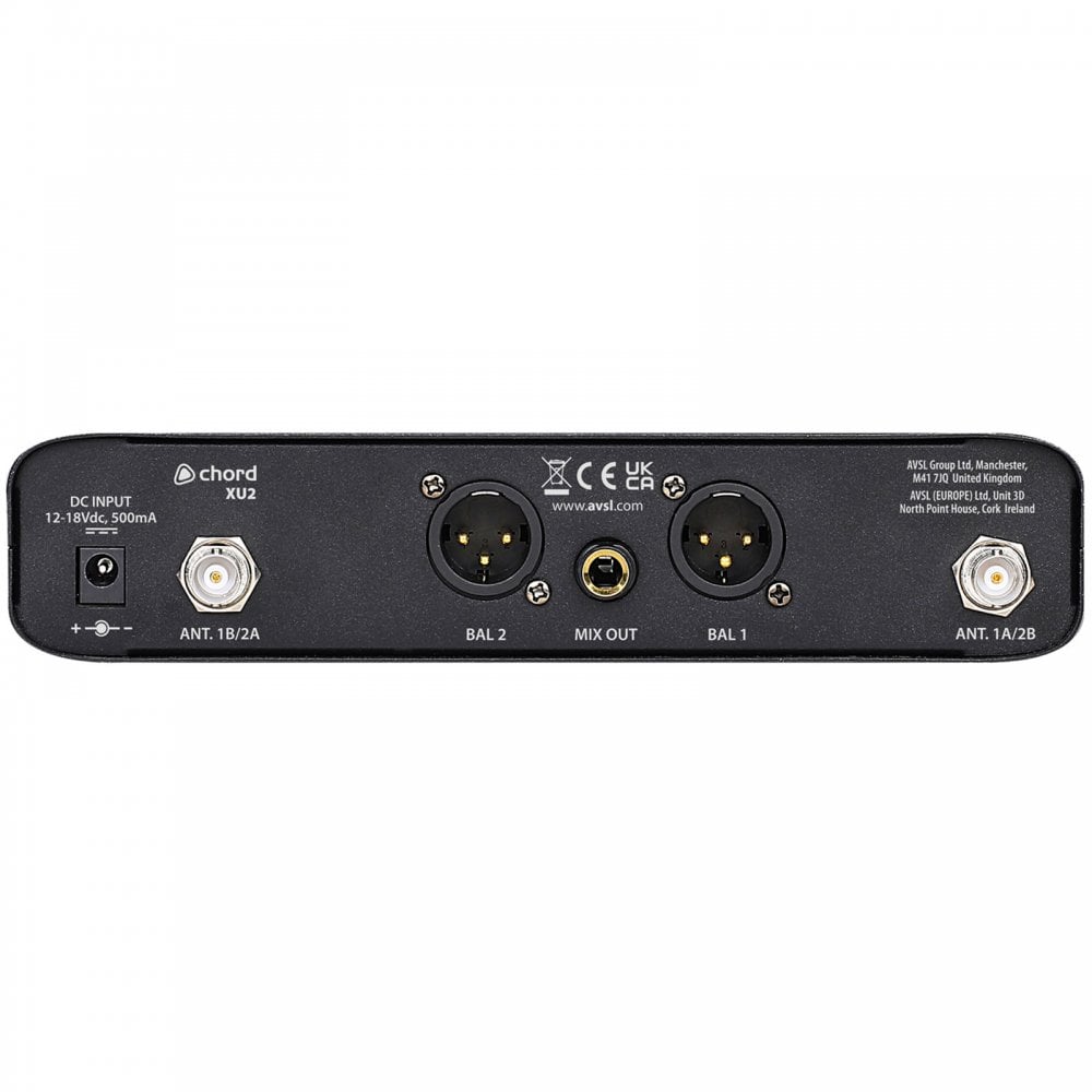 XU series UHF Double Headset Lapel Microphone System