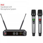 XU series UHF Double Handheld Microphone System