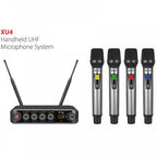 XU series UHF Quad Handheld Microphone System