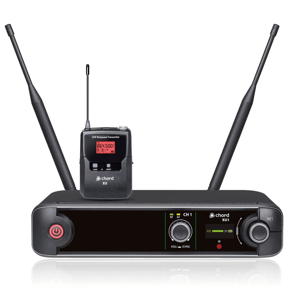 XU series UHF Single Headset Lapel Microphone System