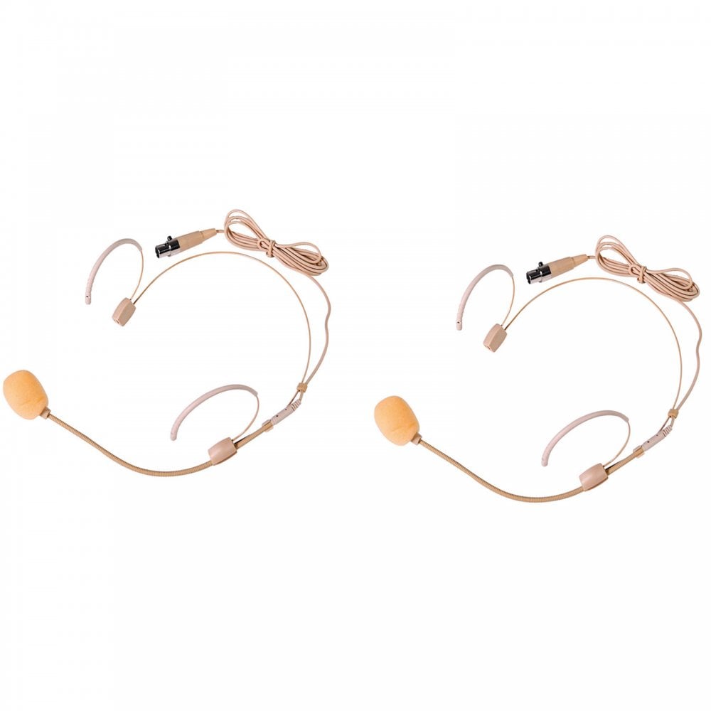 XU series UHF Double Headset Lapel Microphone System