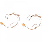 XU series UHF Double Headset Lapel Microphone System