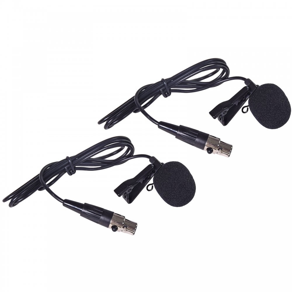 XU series UHF Double Headset Lapel Microphone System
