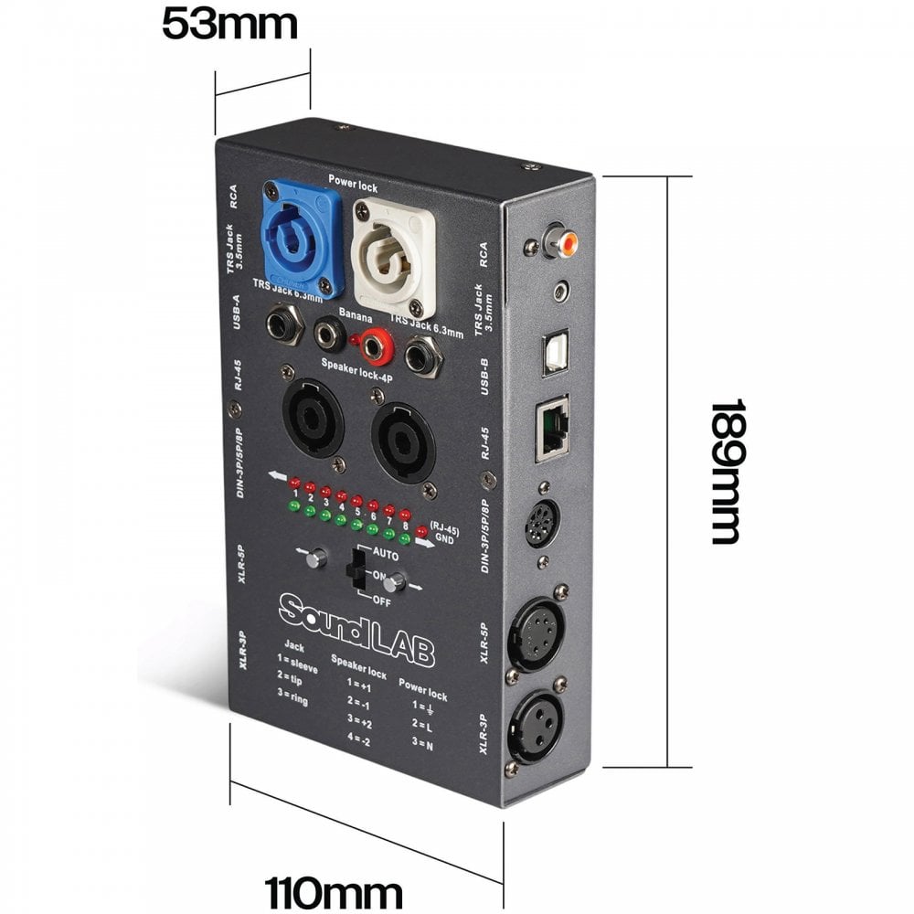 Universal Audio XLR Microphone Speaker Power Cable Tester