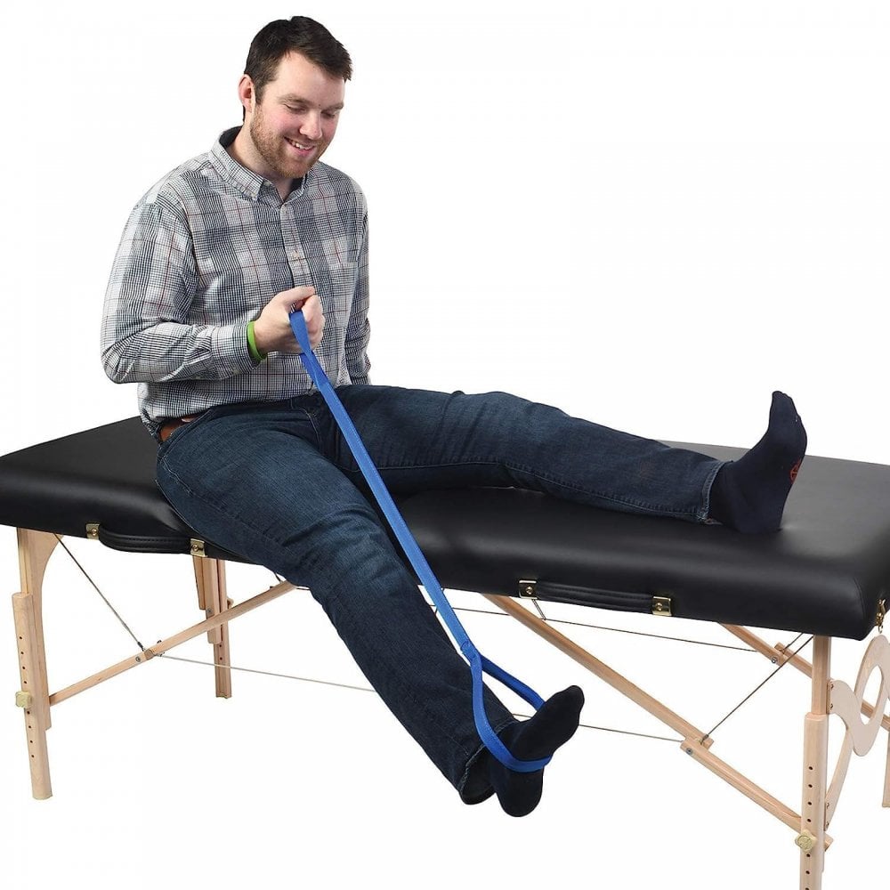 Leg Lifter Blue Stirrup Mobility Leg Up Aid