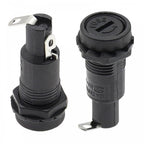 Panel Mounted Fuse Holder for 5mm x 20mm Glass Fuses