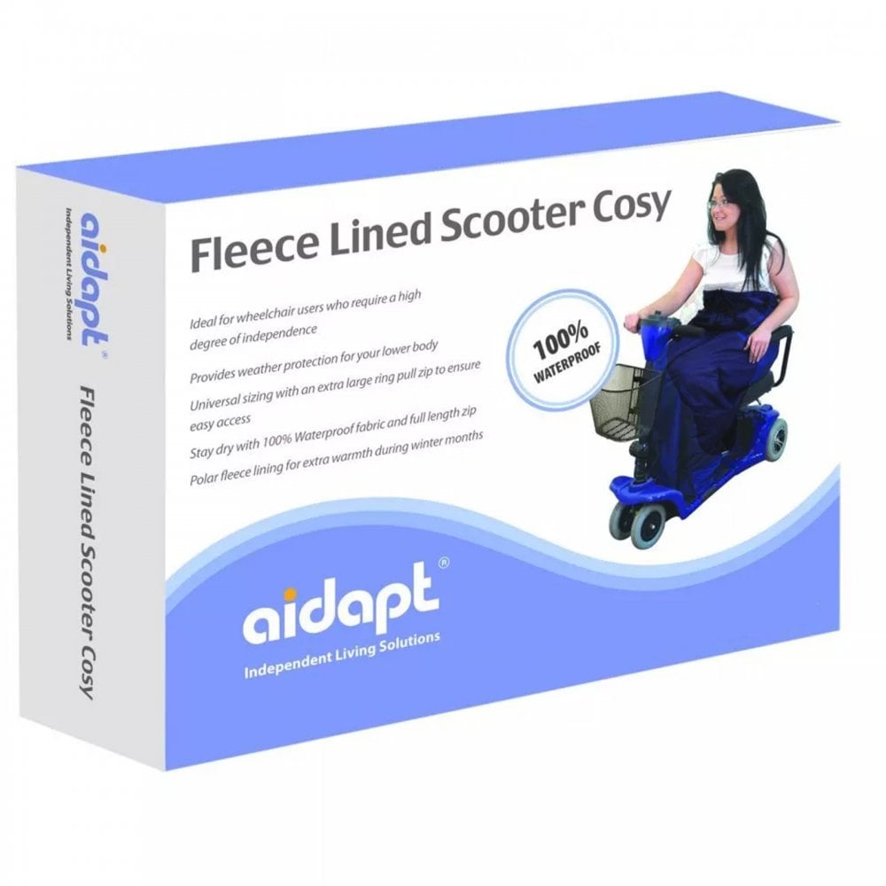 Scooter Cosy Fleece-Lined Navy Blue Large WaterProof