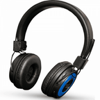 Wireless Bluetooth On Ear Headphones - Blue