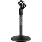Small Desk Top Microphone Stand Heavy Base Mic Holder