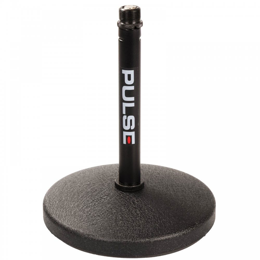 Small Desk Top Microphone Stand Heavy Base Mic Holder