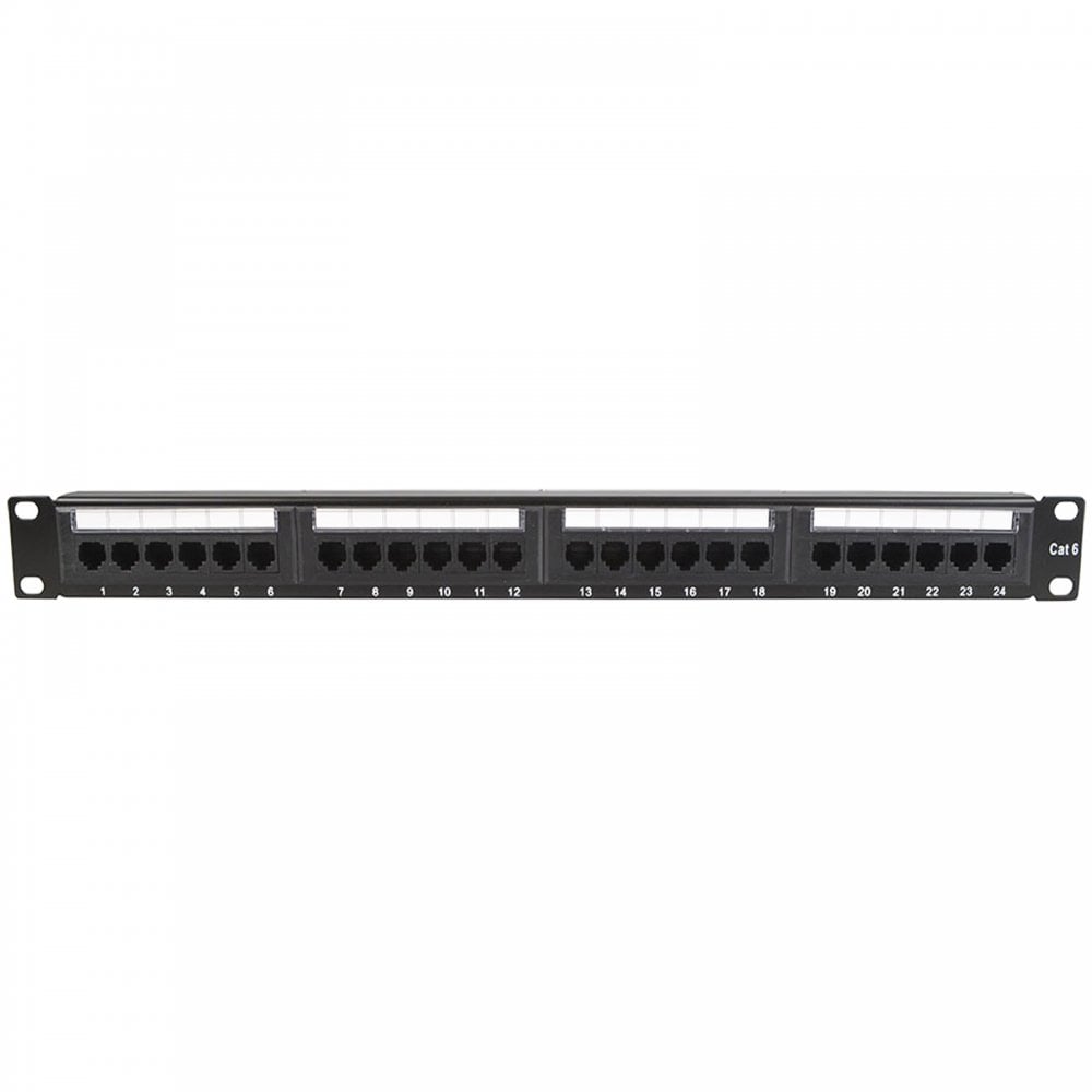 19-Inch CAT5 CAT6 IDC Patch Panel 24 Way
