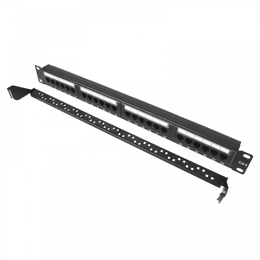 19-Inch CAT5 CAT6 IDC Patch Panel 24 Way