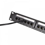 19-Inch CAT5 CAT6 IDC Patch Panel 24 Way